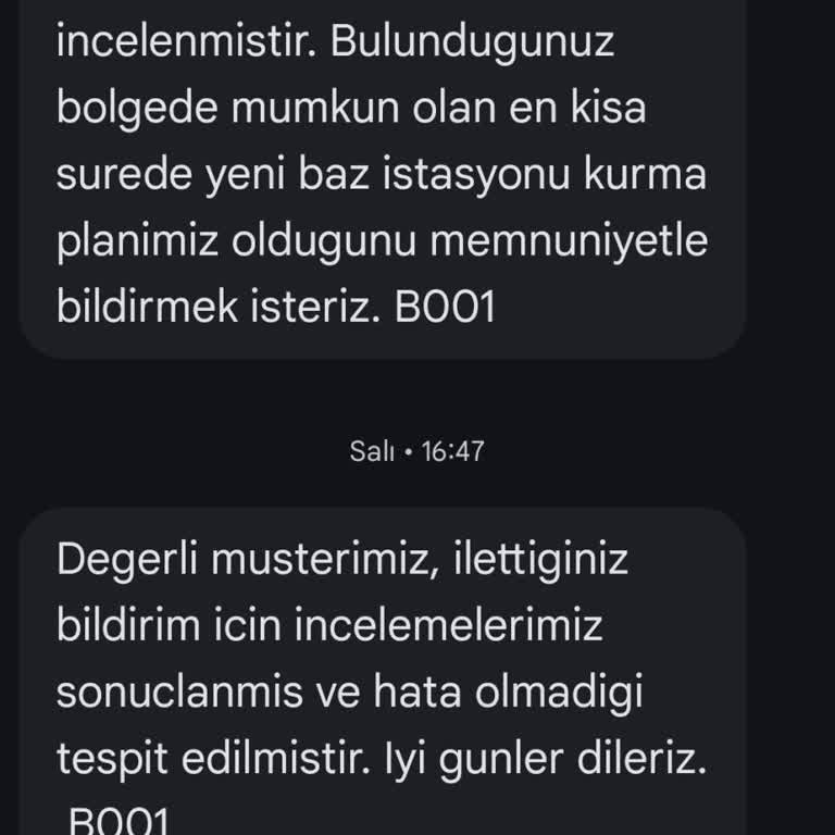 Kullanılamayan Mobil Şebekeden Aldığım Faturaya Ve Cayma Bedeline İtiraz
