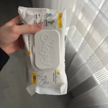 Yenidoğan Bebek İçin Açık Kenarlı Islak Mendil Paketi Kullanılamaz