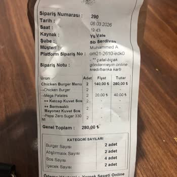 Eksik Ve Soğuk Sipariş, Yetersiz Telafi Teklifi