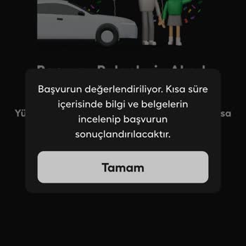 Martı Tag Sürücü Başvurumun Değerlendirme Sürecinde Aşırı Gecikme Ve Cevapsızlık