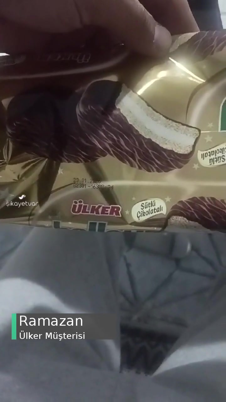 Ülker Son Kullanma Tarihi 1 Ayın Üstünde Geçmesi videonun kapak resmi