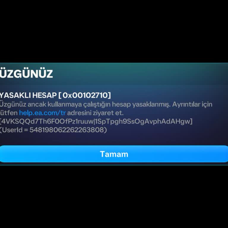 Haksız Kalıcı Hesap Yasaklaması Ve Açıklama Talebi