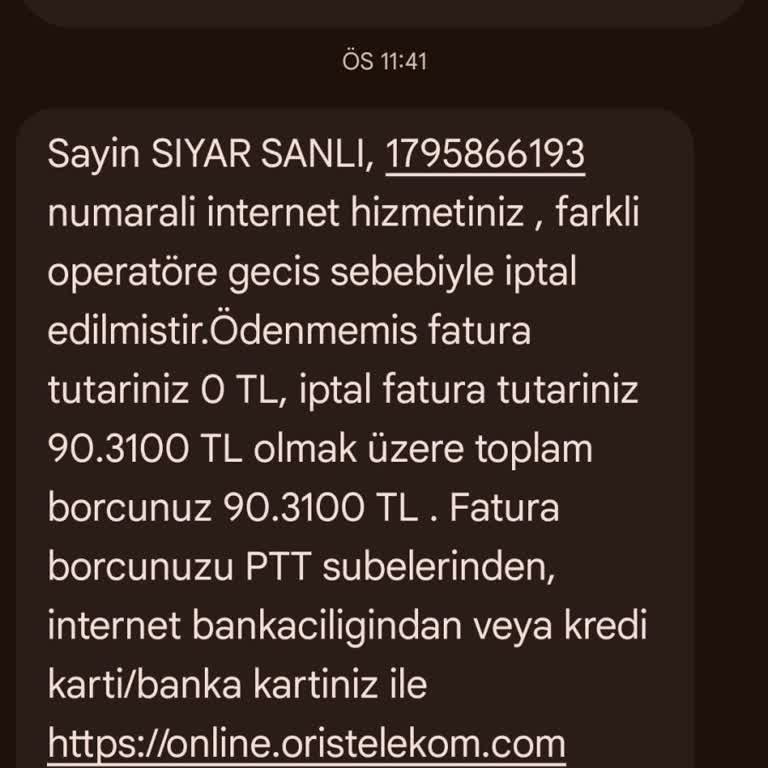 İptal Sonrası Haksız Borçlandırma Ve Rahatsız Edici SMS’ler