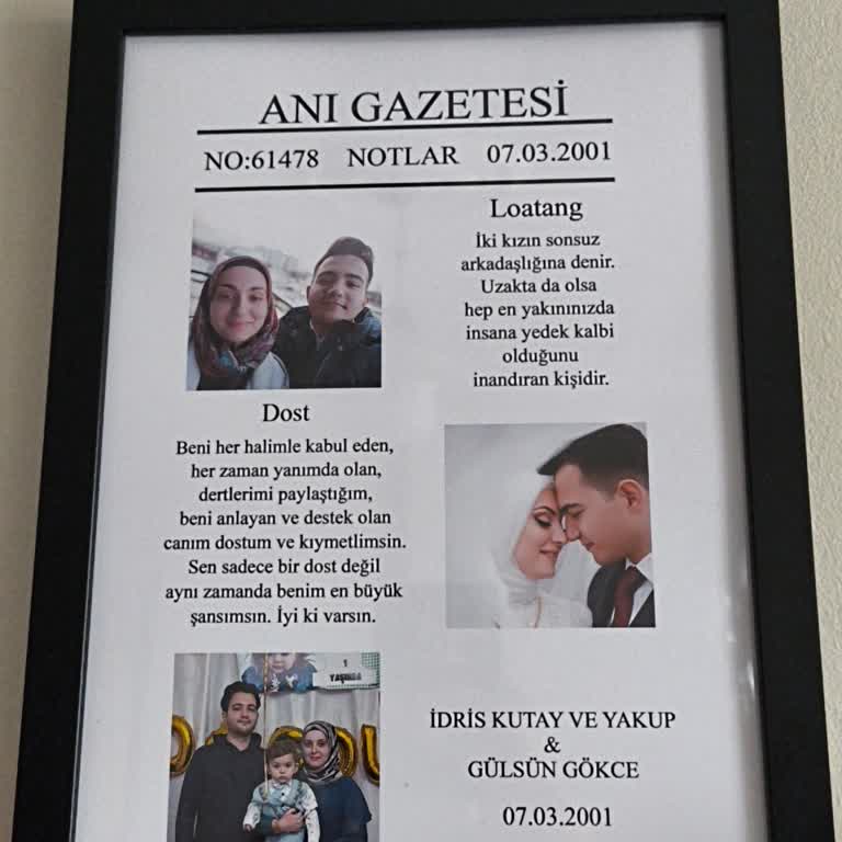 Sevgiliye Özel Anı Gazetesi Yanlış Gönderildi, Hemen Düzeltme Talebi
