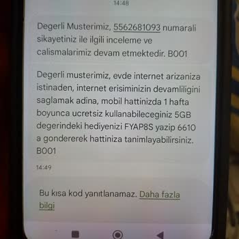 ADSL İnternet Kesintisi Ve Haksız Fesih Bedeli Şikâyeti