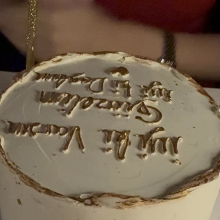 Ortaköy Visorante’de Doğum Günü Pastası Tek Dilim Olarak Servis Edildi