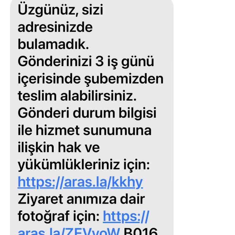 Kur’an-ı Kerim İçin Yanıltıcı Teslim Bildirimi Ve Şubeden Almak Zorunluluğu