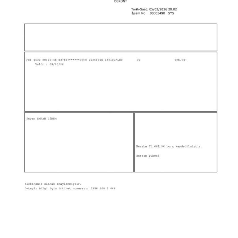 Gönderilmeyen Siparişler İçin İade Talebi