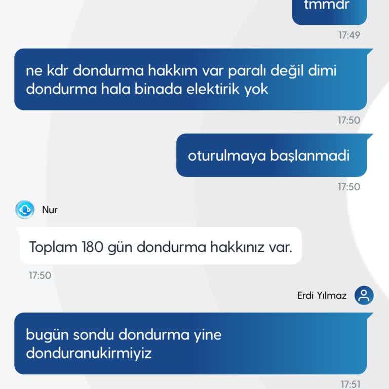 Kullanmadığım İnternet Ve Bilgilendirilmemiş Dondurma Ücreti İçin Fatura İptali Talebi