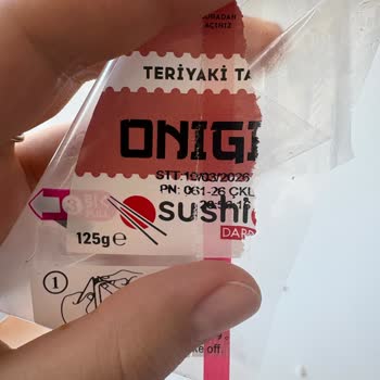 Dardanel Onigiri’de Boş Ve Yanlış Dolgulu Ürün Şikayeti