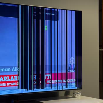 Garanti Süresi Sonrasında Samsung TV’de Ani Ekran Çizgileri Ve Ücretsiz Onarım Talebi