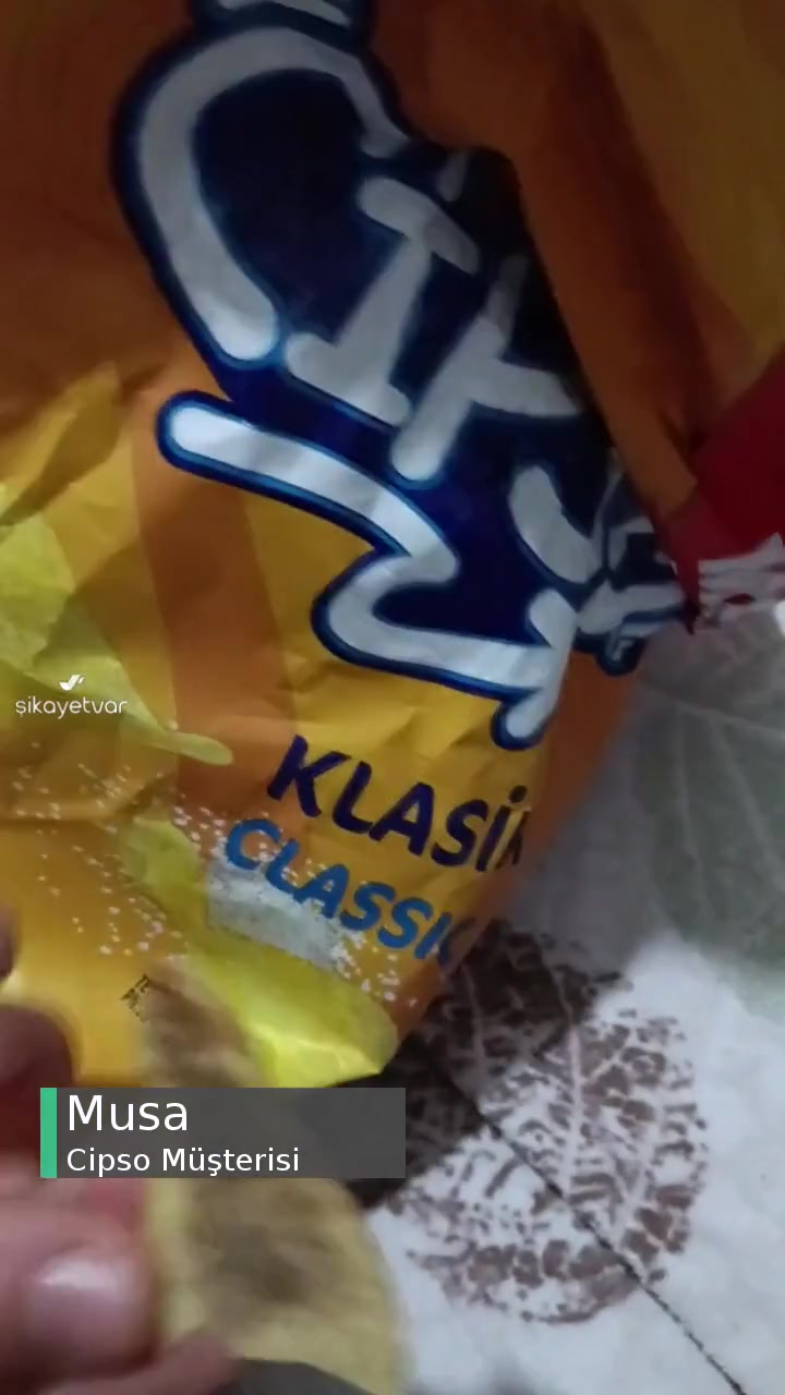 Cipso Paketin İçinden Çıkan Bayat Cips videonun kapak resmi