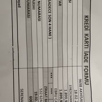 Mavi Mağazasında İade Edilen Montun 1.899 TL’lik Geri Ödemesi Hesaba Yatırılmadı
