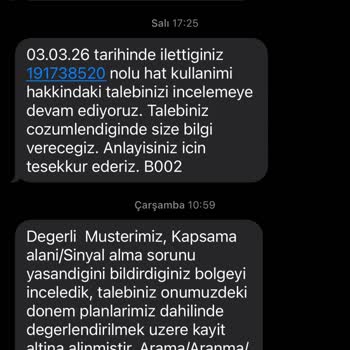 Türkcell Yeni Hatta Şebeke Yok, Çözüm Yok, Cayma Bedeli Talep Ediliyor
