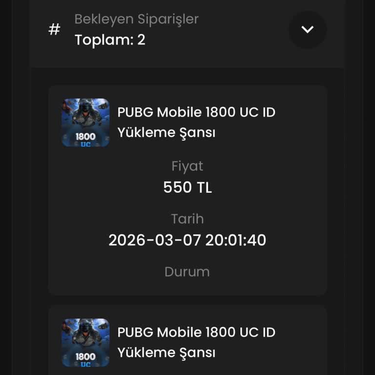 Ödeme Yapıldı Ancak PUBG UC’leri Hesaba Yüklenmedi Ve Cevap Alınmadı