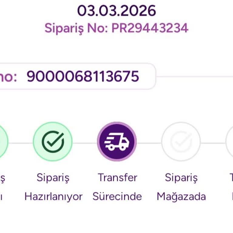 Transfer Sürecinde Takılı Siparişim Teslim Edilmedi