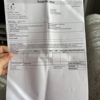 Media Markt Tefal Robot Süpürge 5 Yıllık Garanti Kırıldı, Motor Arızası Tekrar Görüldü