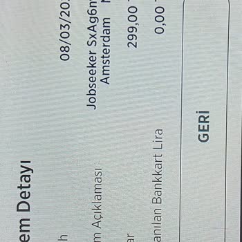 İzinsiz Jobseeker Abonelik Ücretlerinin Kartımdan Çekilmesi Ve İade Talebi