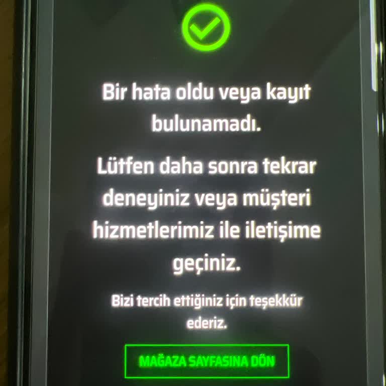 Tamir Edilen Monster Laptop İçin Kargo Kodu Oluşturulmadı Ve Servis Kaydı Bulunamıyor