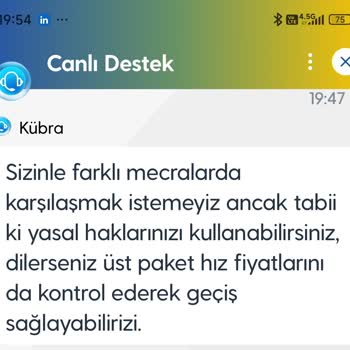 İnternet Hızı Düşüklüğü Ve Üst Pakete Geçme Şartı