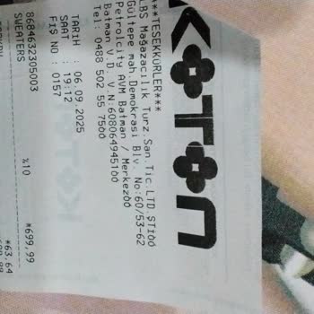 Koton Kazakta Hızlı Tüylenme Ve Para İadesi Talebi