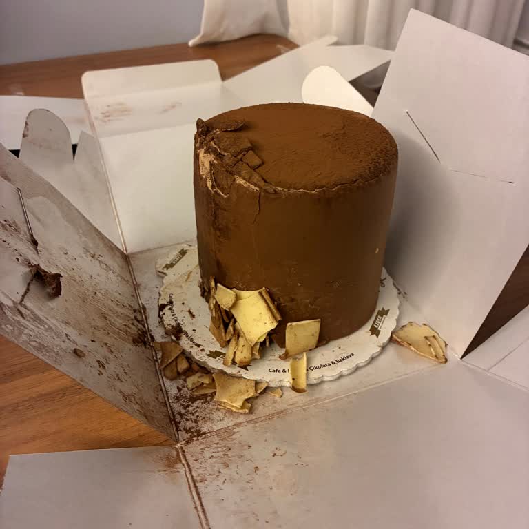 Yemeksepeti Üzerinden Gelen Eksik Ve Hasarlı Pasta İçin Tam İade