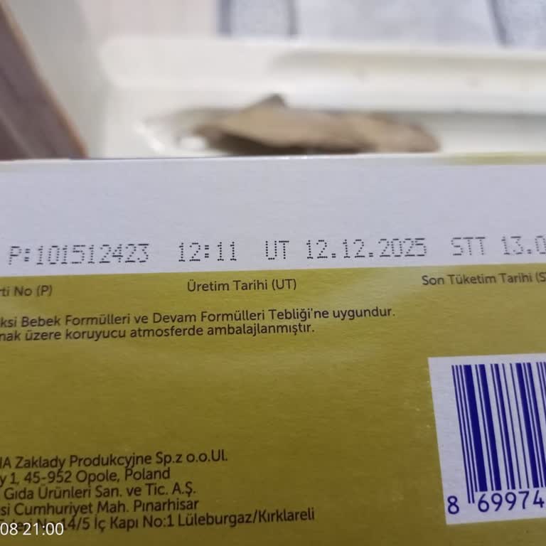 Balık Kokulu Bebelac Gold Konfor 3 Numaralı Mama Bebek Kusmasına Sebep Oldu