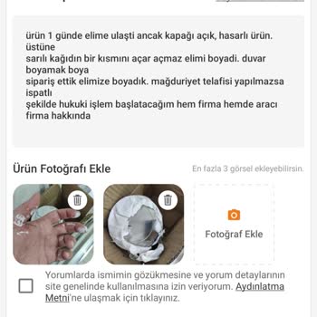 Trendyol’da Sağlık Beyanı Nedeniyle Yorumum Haksız Yere Engellendi