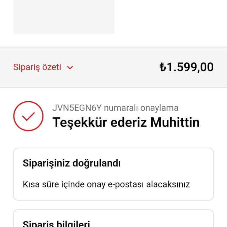 Kredi Kartıyla Ödenen Ayakkabı Siparişinde Kargo Bilgisi Ve İletişim Eksikliği