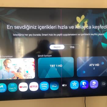 Satın Alındıktan 4 Gün Sonra Samsung QLED Televizyonda Çizgi Oluştu Ve Tam İade İstiyorum
