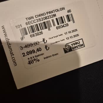 Etiket Ve Fatura Fiyatı Arasındaki Farklılık: D’S Damat’ta Haksız Ücretlendirme