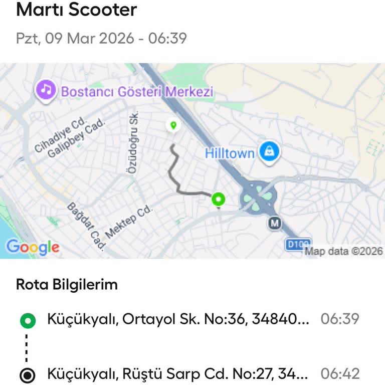 Martı Scooter Hatalı Park Cezası İadesi Ve Kayıt Silinmesi Talebi