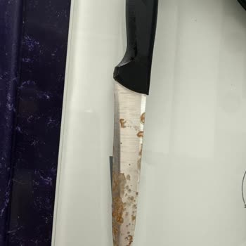 Ayıplı Pirge Doğrama Bıçağı 1 Yılda Paslandı