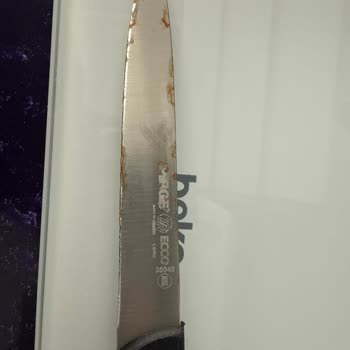 Ayıplı Pirge Doğrama Bıçağı 1 Yılda Paslandı