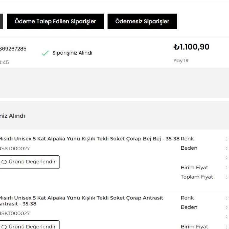 Mısırlı Çorap Ürünlerimin Akıbetiyle İlgili Hiçbir Bilgilendirme Yapılmadı