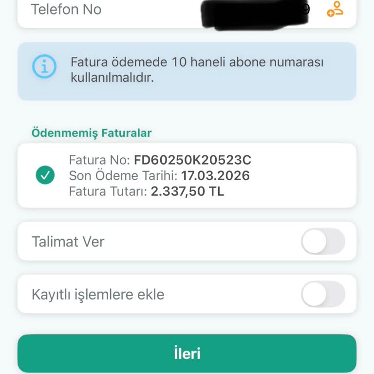 Vodafone'da Tekrarlanan Fazla Faturalar Ve Geri Ödeme Sözleriyle Mağduriyet