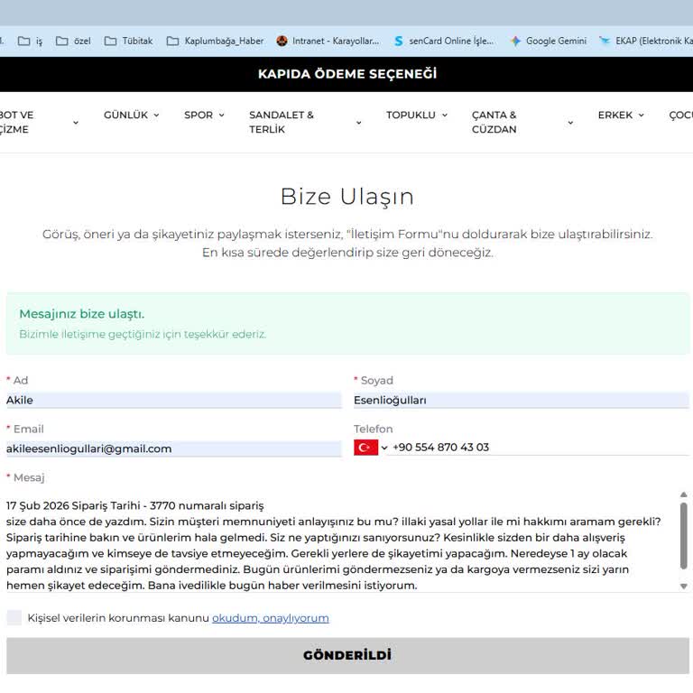 Lal Shoes'tan 37 Numara Kadın Topuklu Ayakkabı Siparişi Kargoya Verilmedi Ve Ücret İadesi Bekliyor