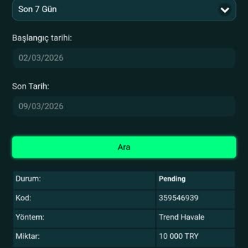 Betsalvador'da 10.000 TL Çekim Talebim Sürekli Beklemede