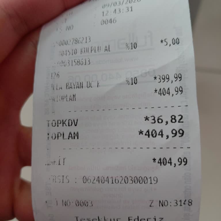 Fulla Mağazasında Etiket Fiyatı Ve Kasadaki Fiyat Arasındaki Uyuşmazlık