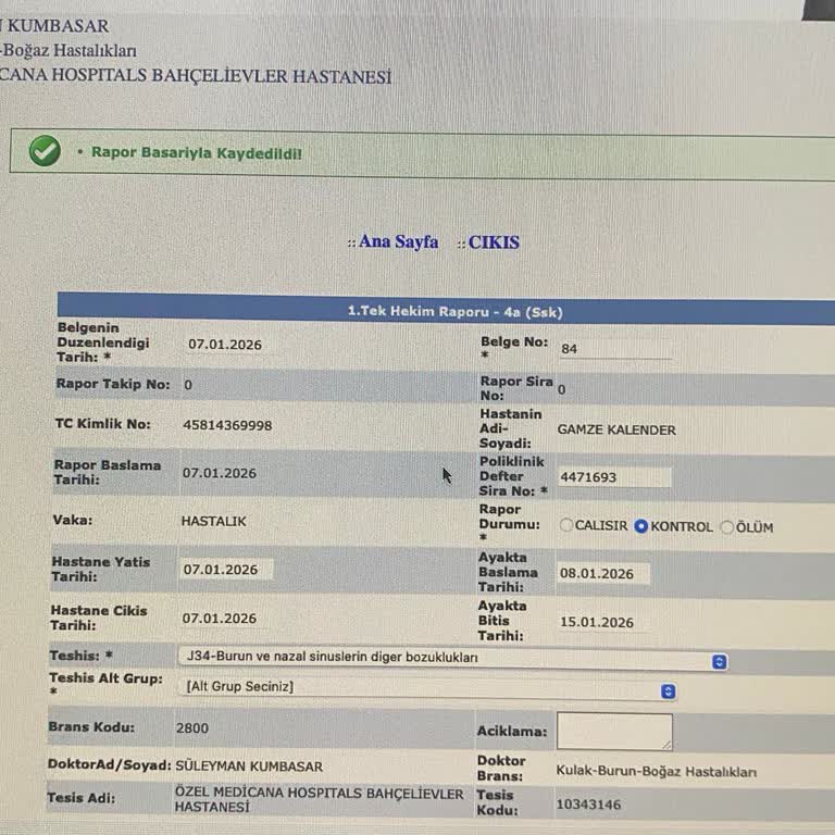 SGK’da Rapor Ücretimin Ödenmemesi Ve Sürecin Uzaması