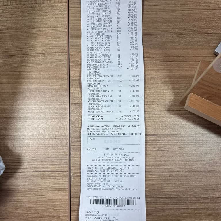 Kampanya İndirimi Fişte Görünmediği İçin Fazla Ücret Ödedim