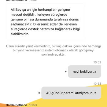 112.000 TL Çekim Talebim 45 Gün Boyunca Ödenmedi