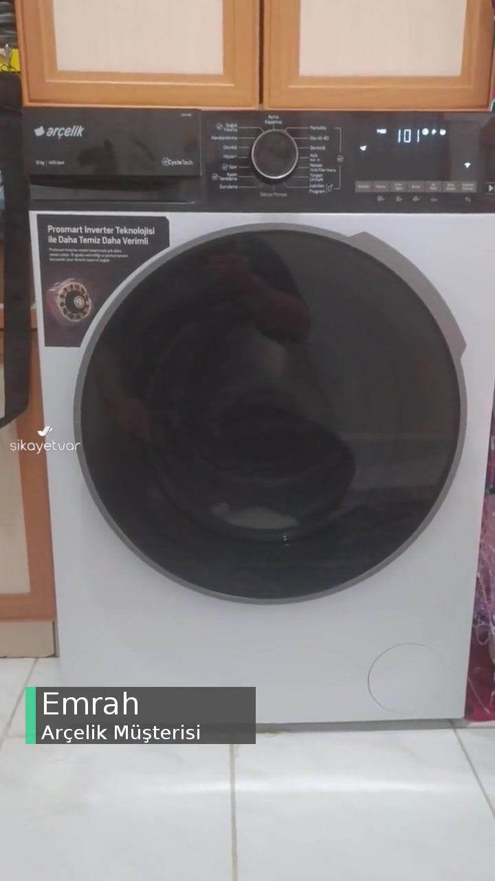 Arçelik Çamaşır Makinesi 12140 Mx Sesi! videonun kapak resmi