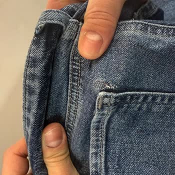 Mavi Pantolon Cep Yırtılması Üretim Hatası Nedeniyle Değişim Talebi