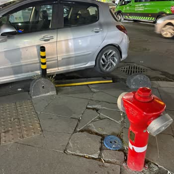 316. Sokakta Araç Parkı Acil Durum Ve Yayalar İçin Tehlike Oluşturuyor