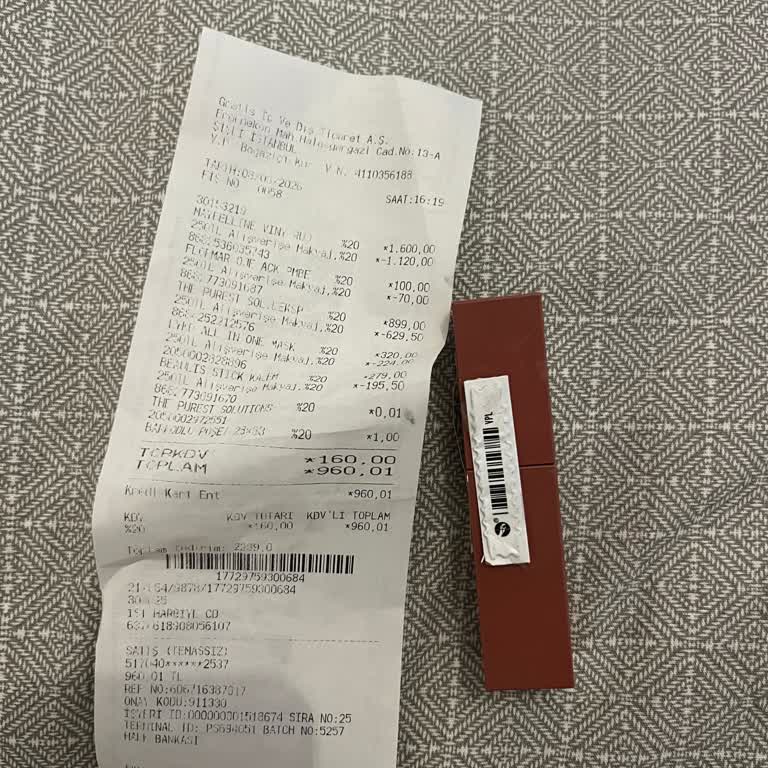 Tester Olmadan Satın Alınan Rujda İade Reddi