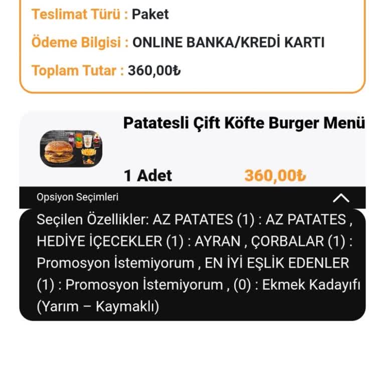 Online Ödeme İle Verilen Sipariş Teslim Edilmedi, Kasiyer Saygısız Davrandı