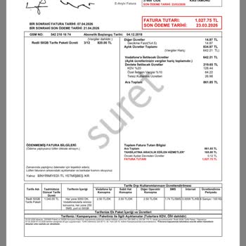 Yüksek Fatura Ve Sözleşmeye Uymayan İnternet Hızı Şikayeti