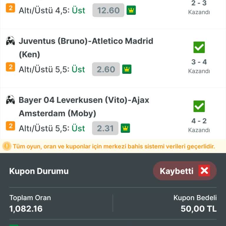 Sistemde Oynanmayan Maç Hatası Nedeniyle 54 Bin TL Haksız Kayıp