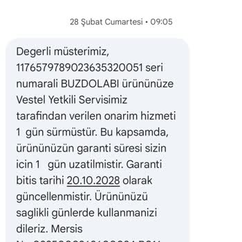 Vestel Buzdolabı Değişim Sürecindeki Uzun Gecikme Ve Garanti Sorunu